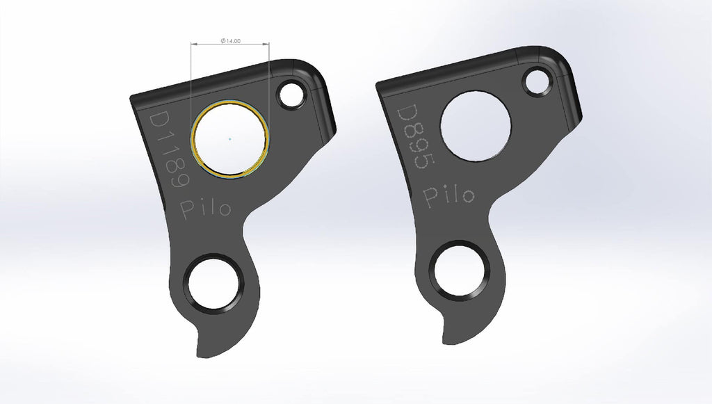Derailleur hanger for De Rosa