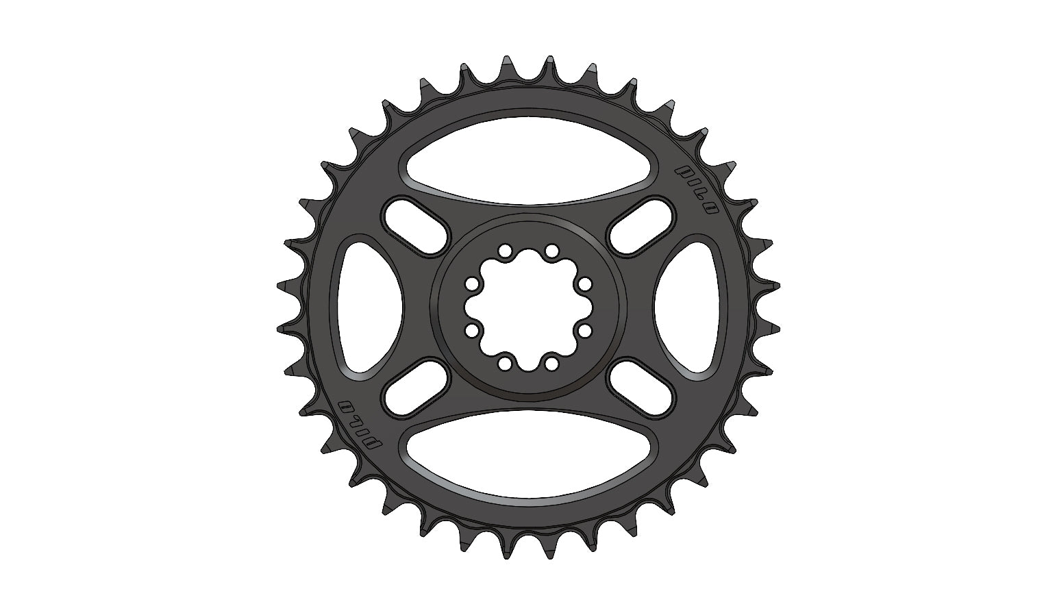 36T Narrow wide Chainring for 8 hole T-Type crank and chain