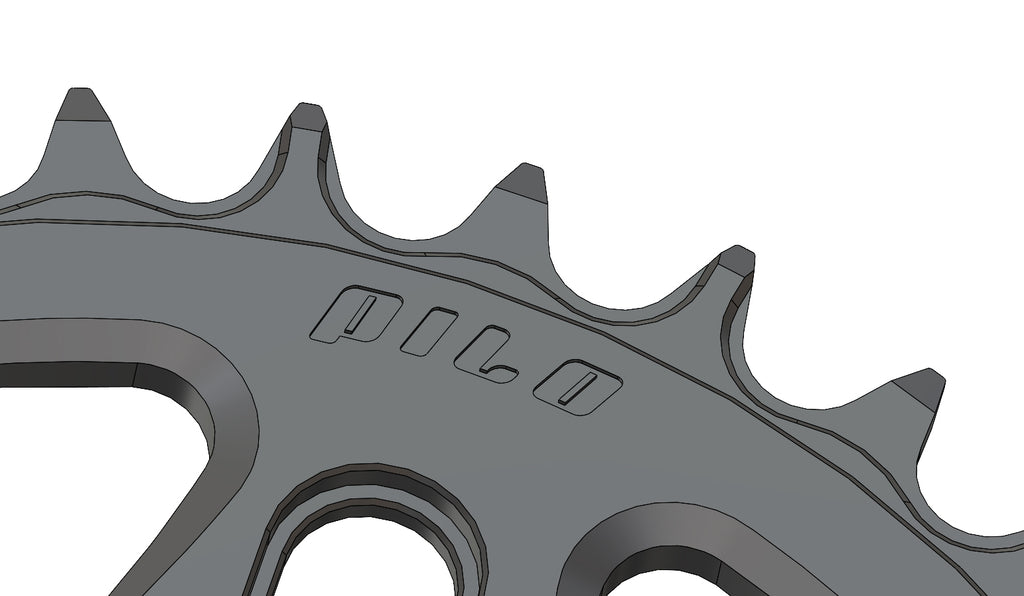 36T Narrow wide Chainring for 8 hole T-Type crank and chain