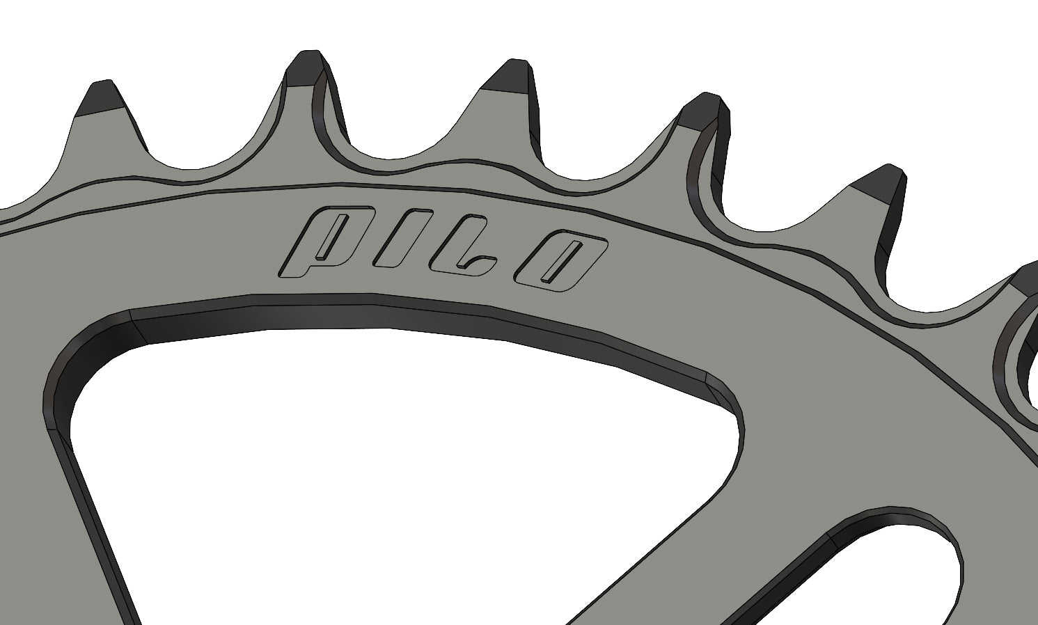 38T Narrow wide Chainring for 8 hole T-Type crank and chain