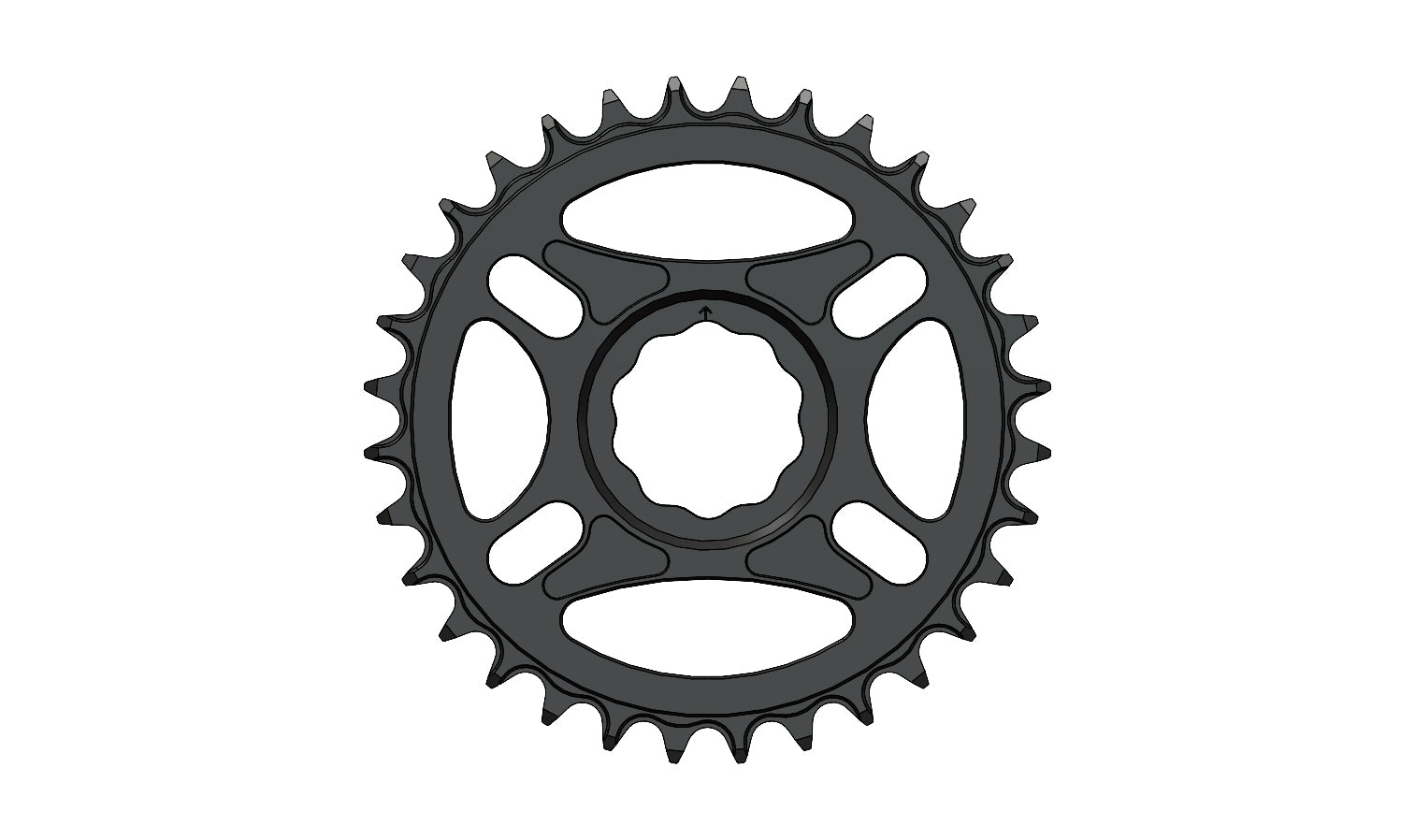 32T Narrow wide Chainring for Specialized CRK Hyprglide+ compatible