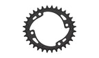 C91 - 32T Narrow wide Elliptic Chainring 96bcd Asymmetric Black Anodized