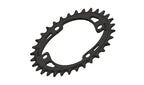 C91 - 32T Narrow wide Elliptic Chainring 96bcd Asymmetric Black Anodized