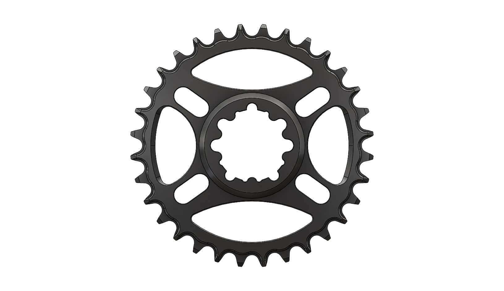 34T Narrow wide Chainring for Sram direct dub