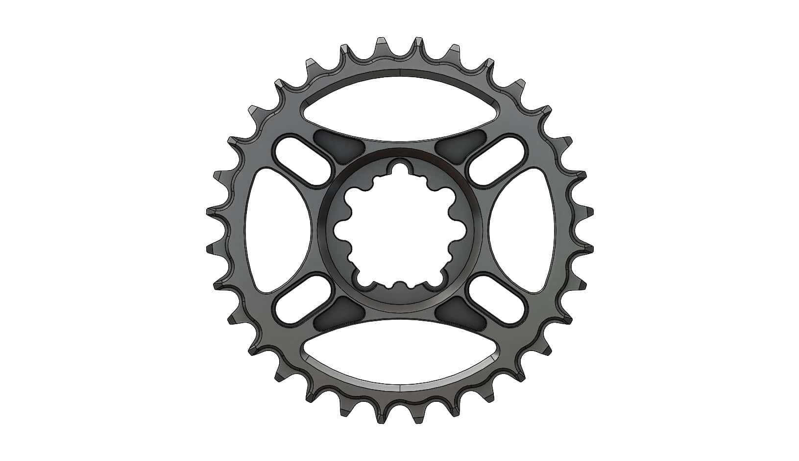 32T Narrow wide Chainring for Sram direct dub