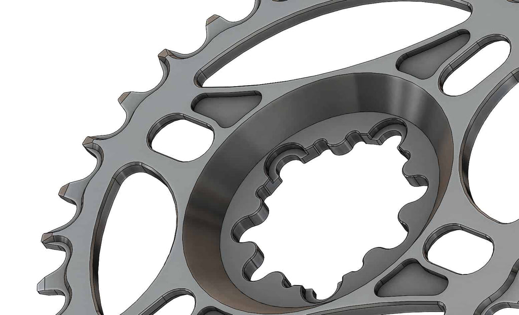32T Narrow wide Chainring 6mm offset for Sram direct