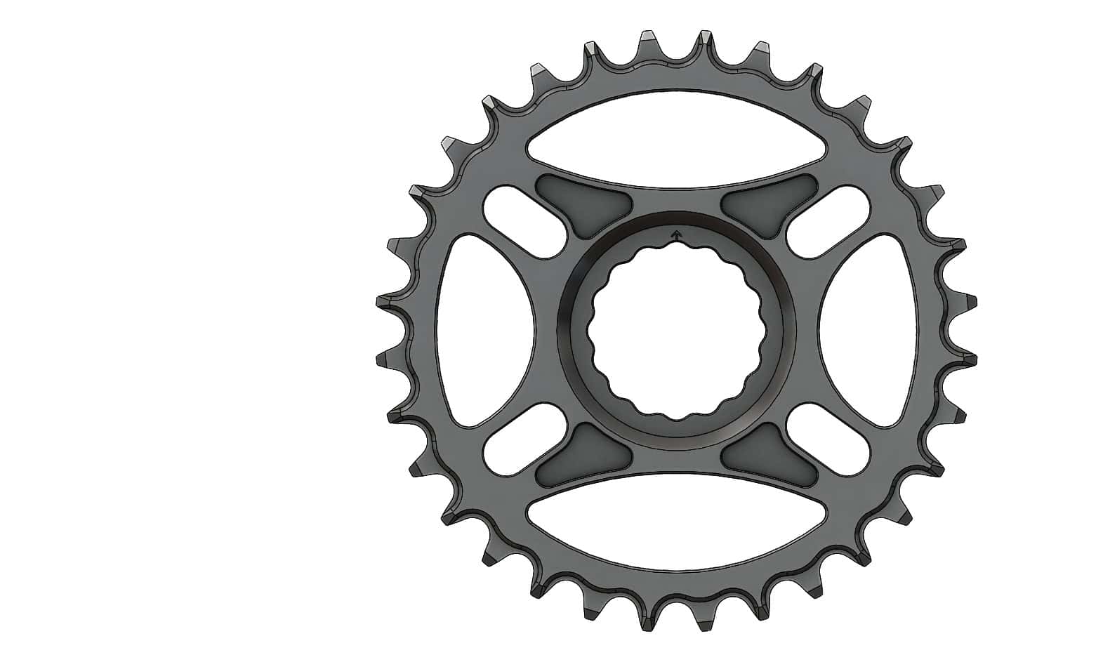 32T Narrow wide Chainring for Race Face direct