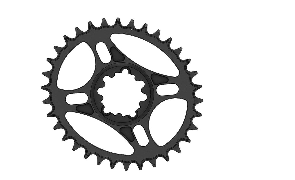 34T Narrow wide Elliptic Chainring for Sram direct dub Hyperglide+ Compatible