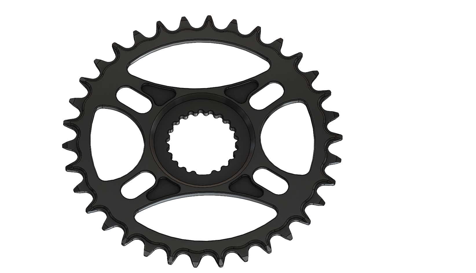 34T Narrow wide Chainring for Shimano direct
