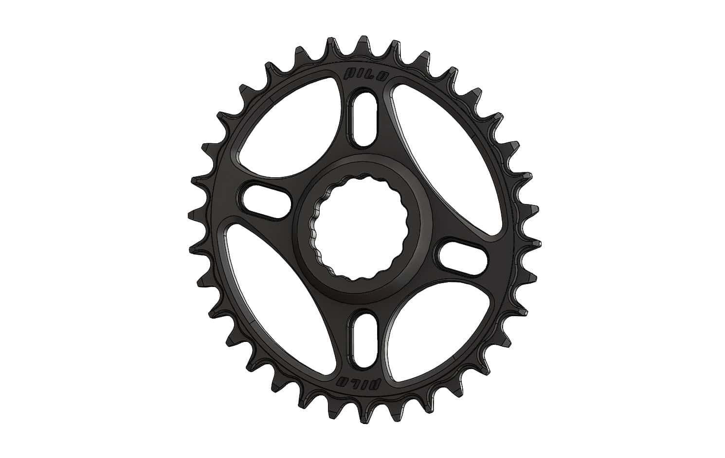 34T Narrow wide Elliptic Chainring for Race Face direct