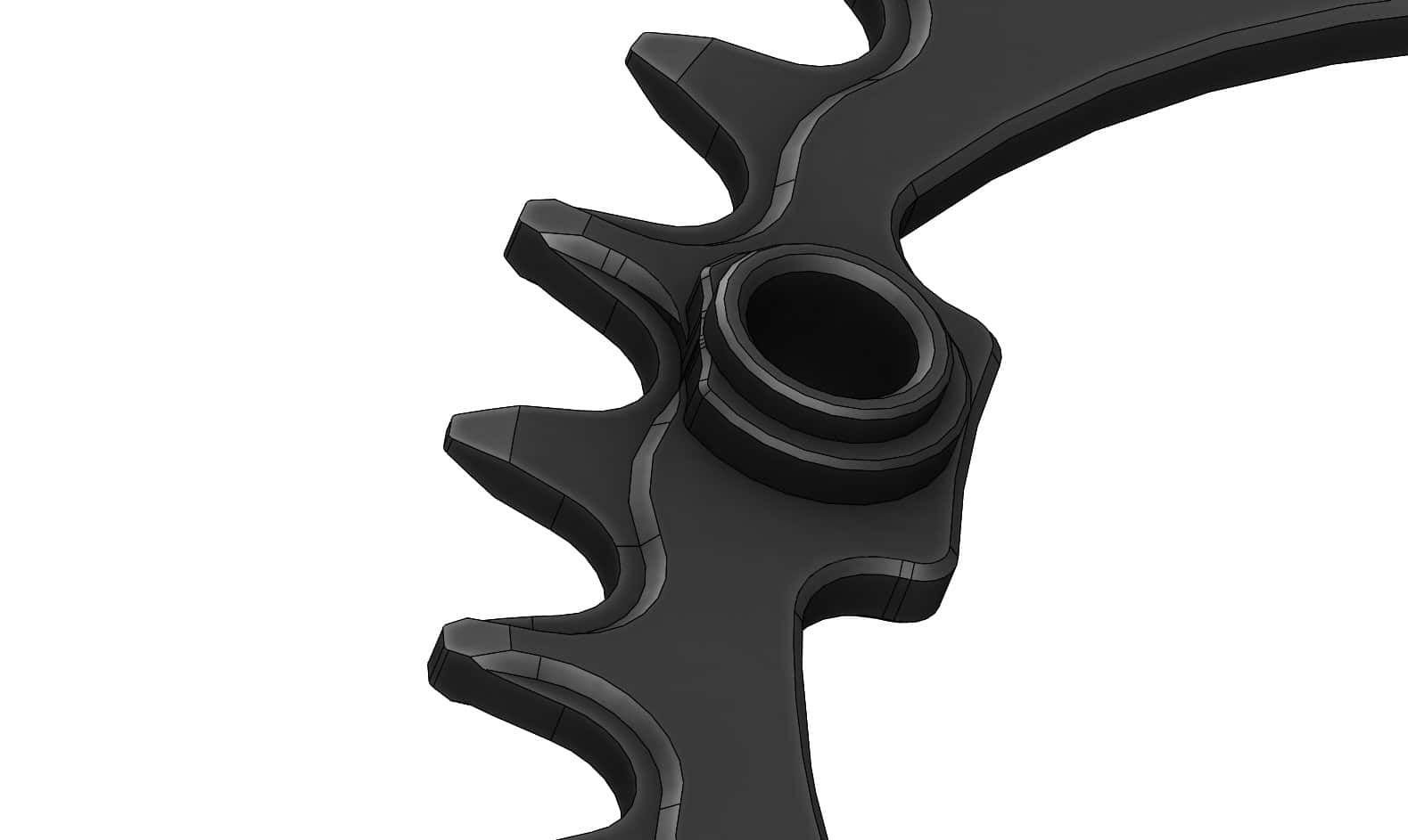 32T Narrow wide Elliptic Chainring for 104BCD Cranks