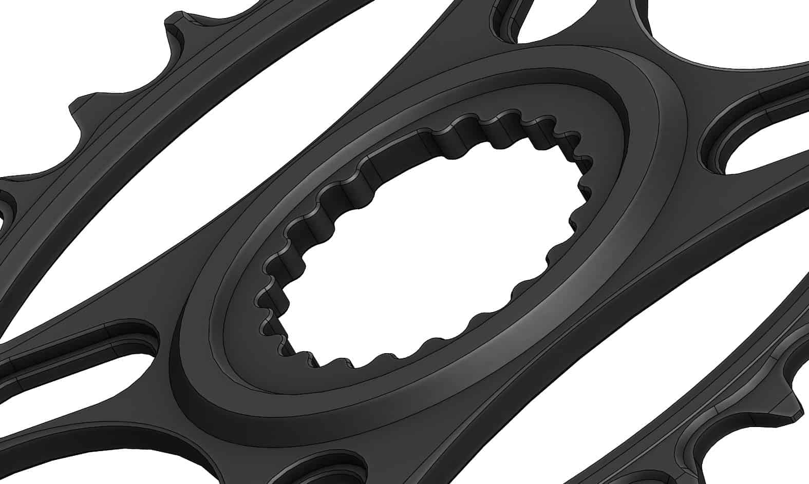 32T Narrow wide Elliptic Chainring for Shimano direct