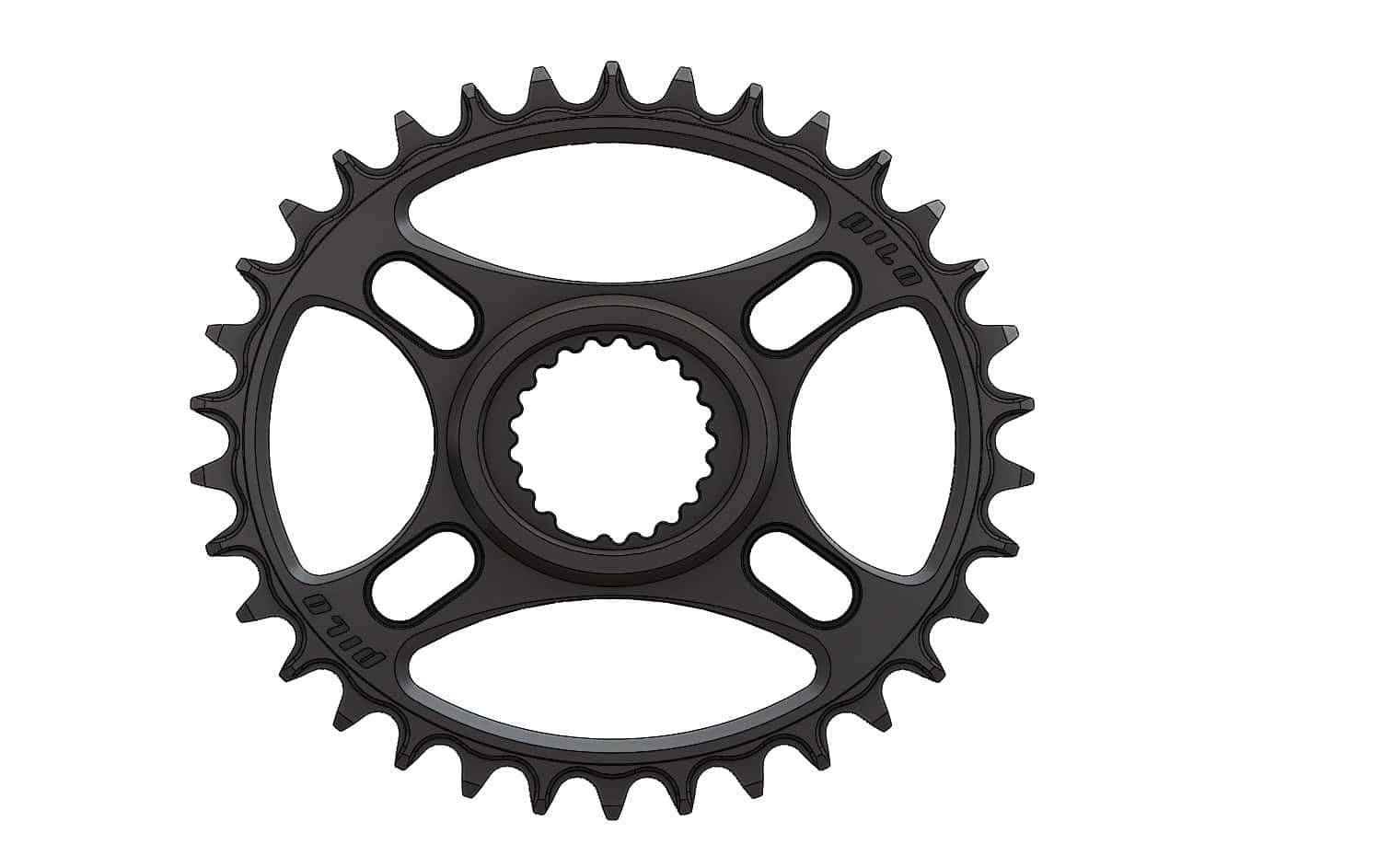 34T Narrow wide Elliptic Chainring for Shimano direct