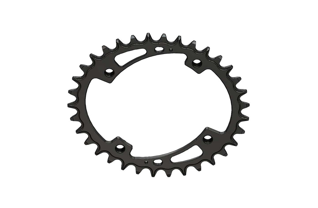 34T Narrow wide Elliptic Chainring for 104BCD Cranks