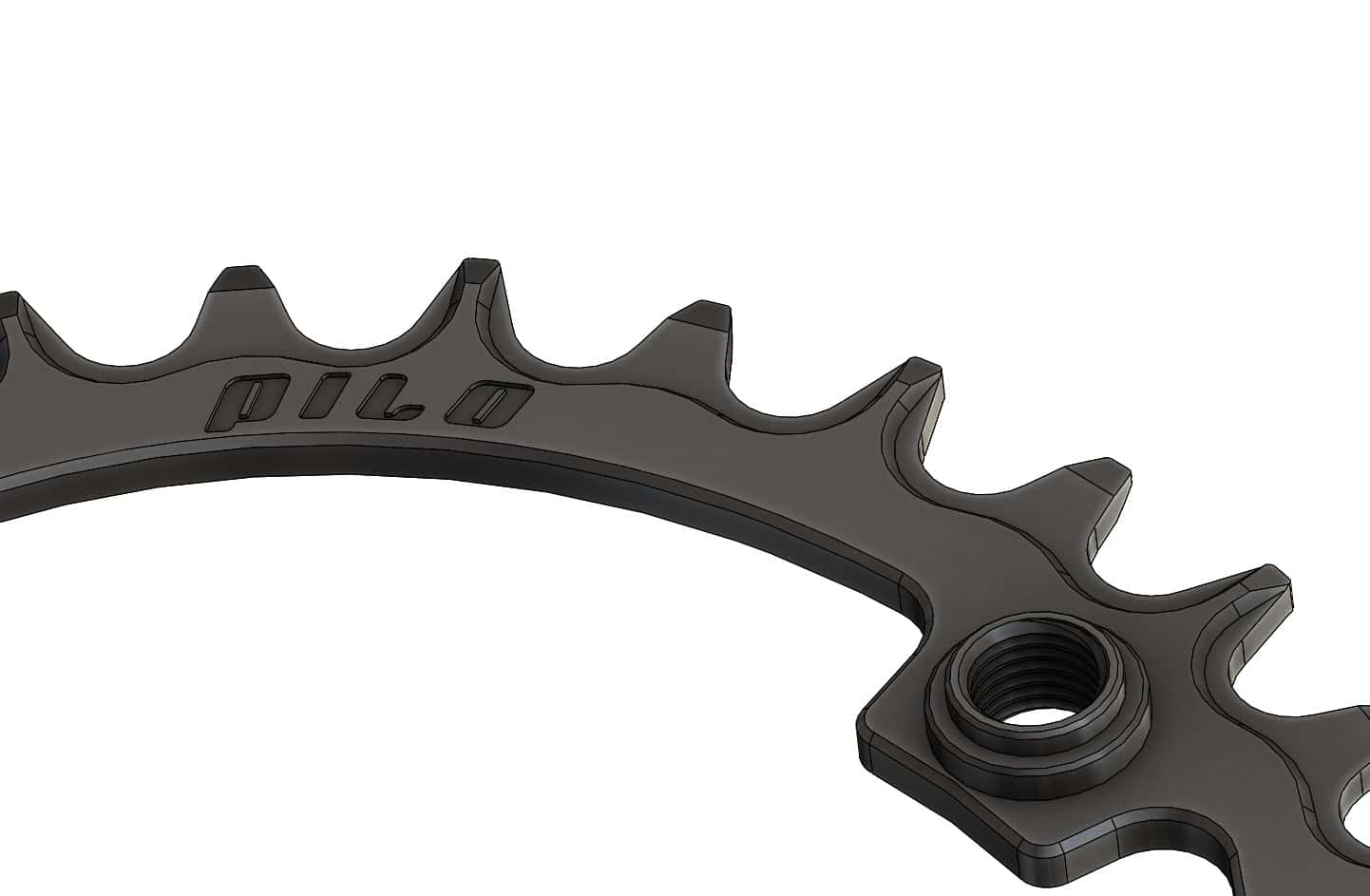 34T Narrow wide Elliptic Chainring for 104BCD Cranks