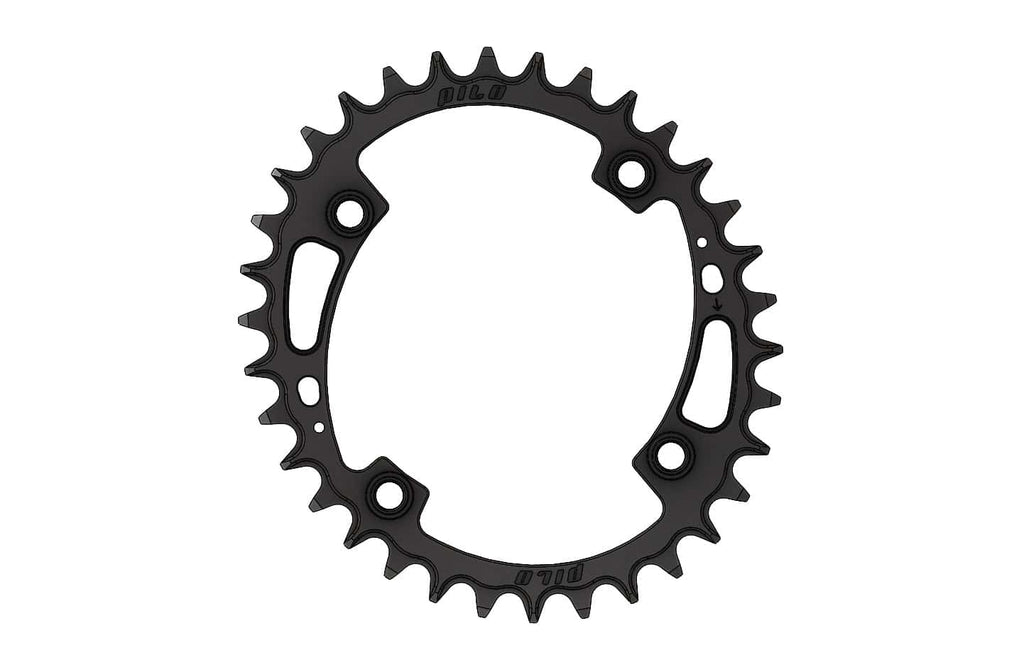 34T Narrow wide Elliptic Chainring for 104BCD Cranks
