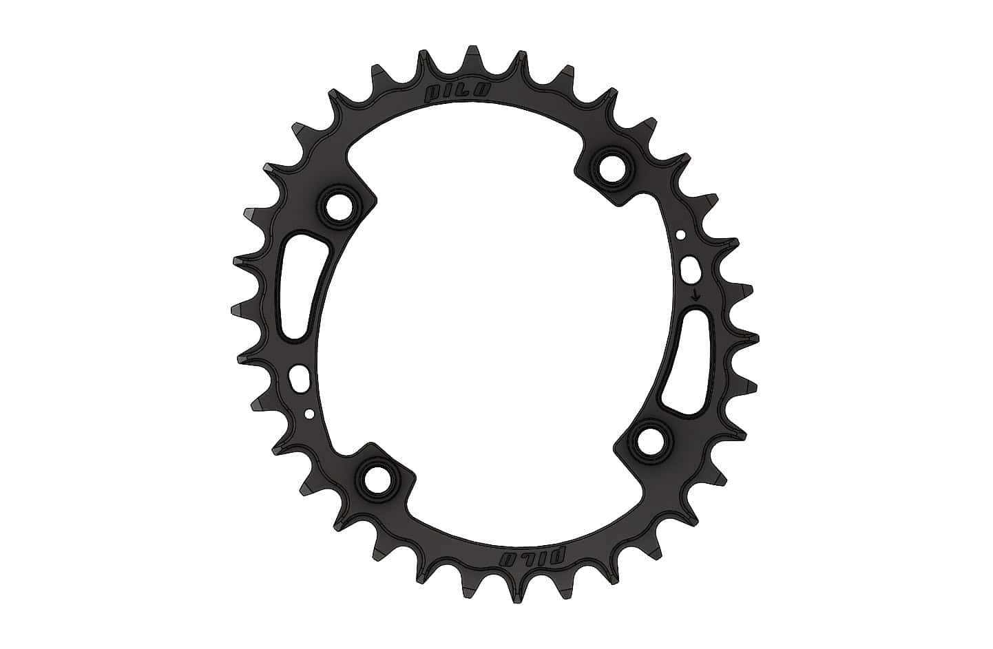34T Narrow wide Elliptic Chainring for 104BCD Cranks