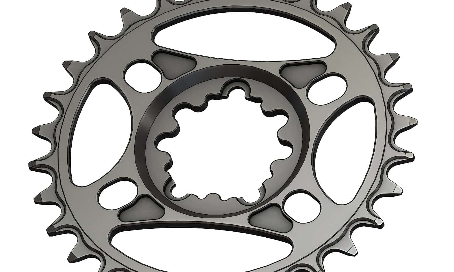 30T Narrow wide Chainring for Sram direct dub
