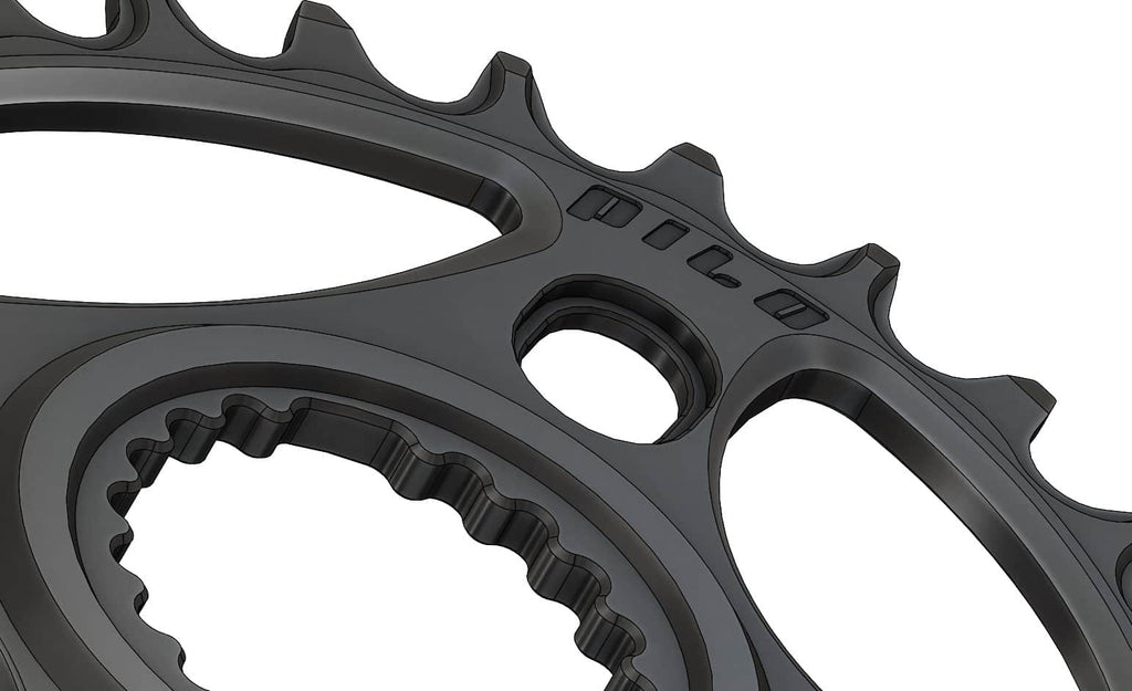 30T Narrow wide Elliptic Chainring for Shimano direct