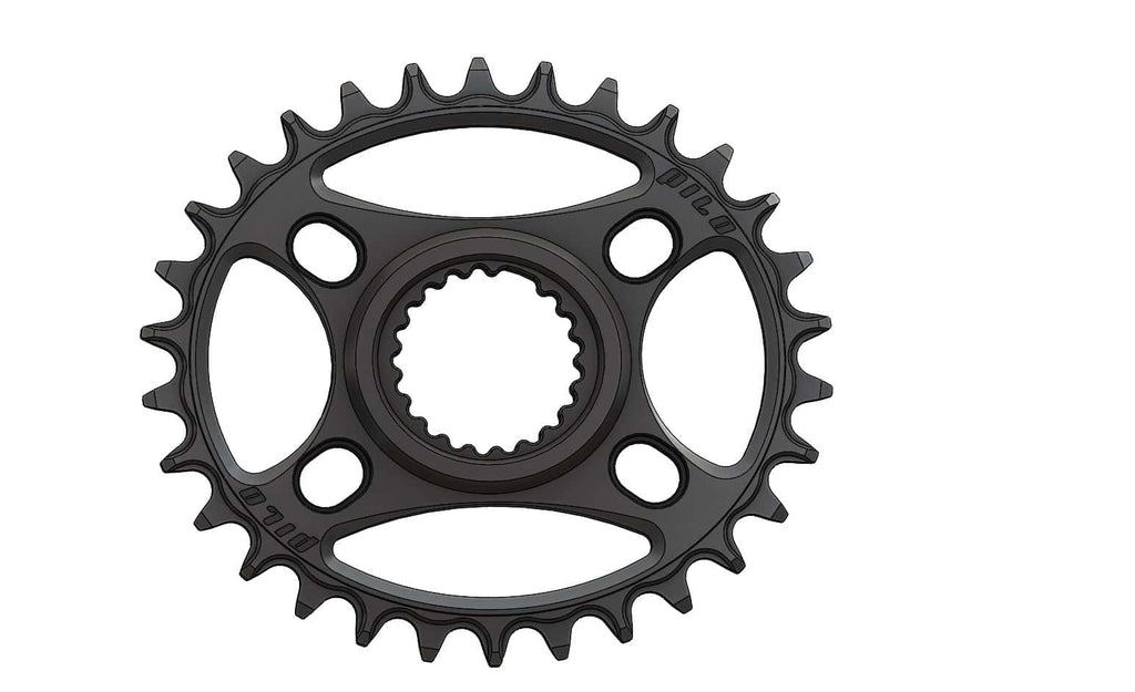 30T Narrow wide Elliptic Chainring for Shimano direct