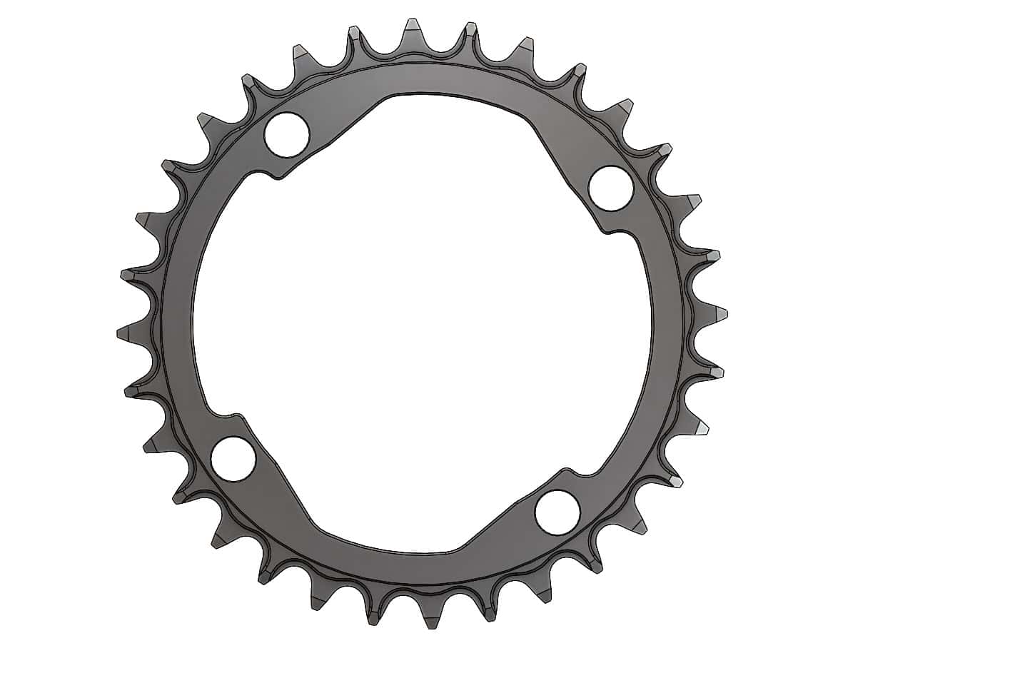 32T Narrow Wide Chainring for 104BCD Hyperglide+ Compatible