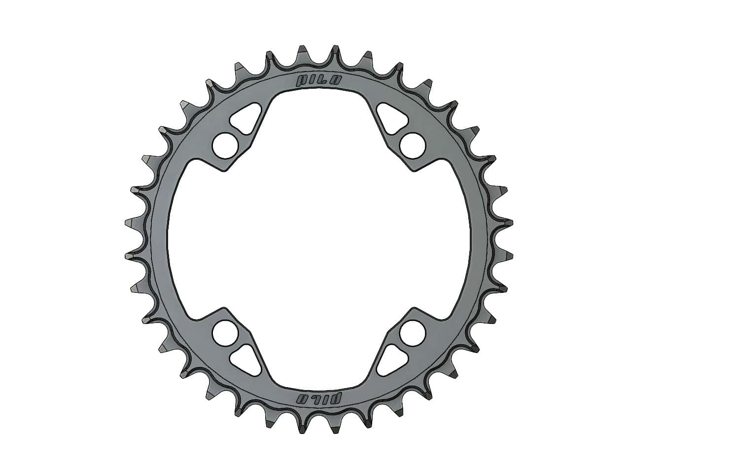 36T Narrow Wide Chainring for 104BCD