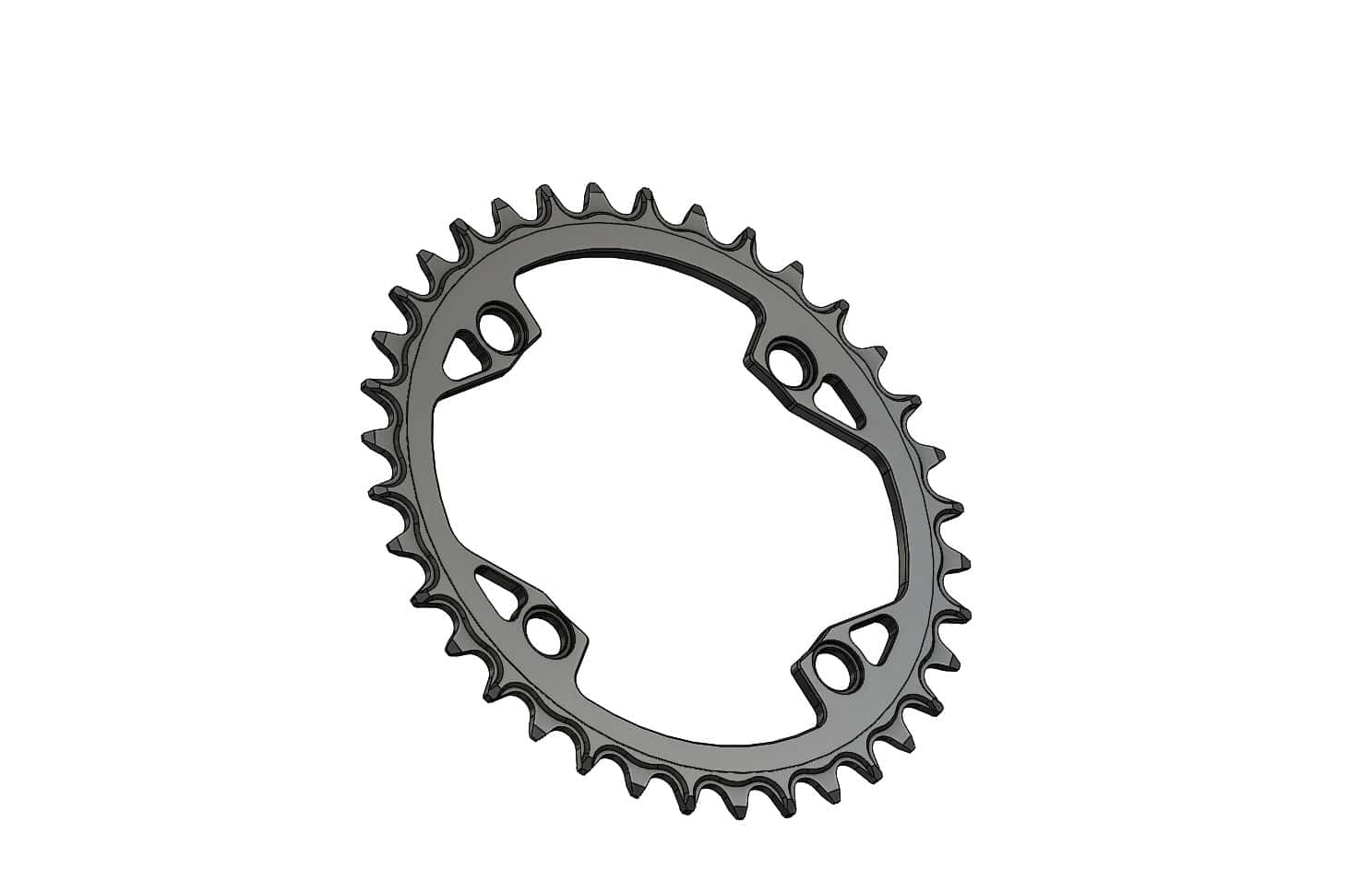 36T Narrow Wide Chainring for 104BCD