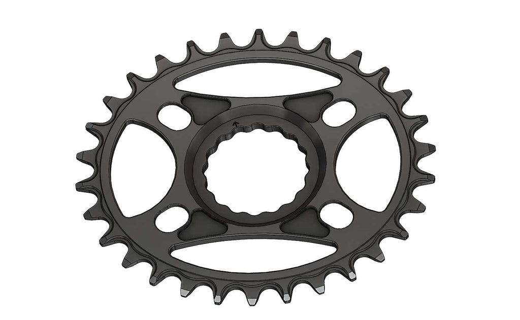 30T Narrow wide Elliptic Chainring for Race Face direct Hyperglide+ Compatible