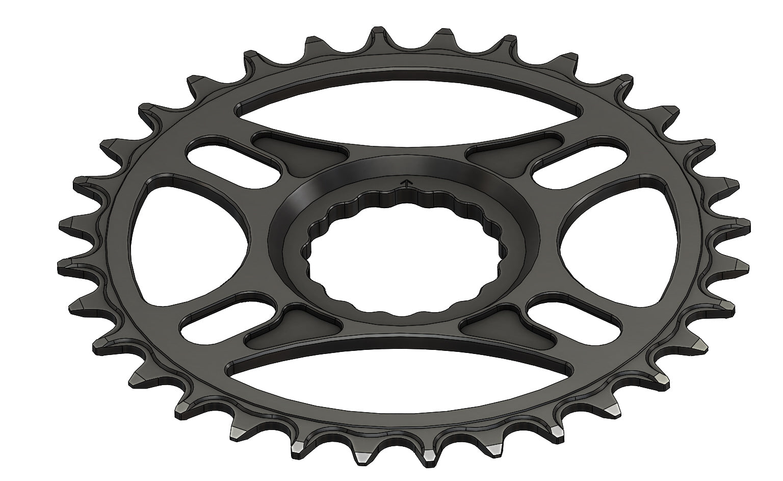 32T Narrow wide Chainring for Race Face Hyperglide+ Compatible
