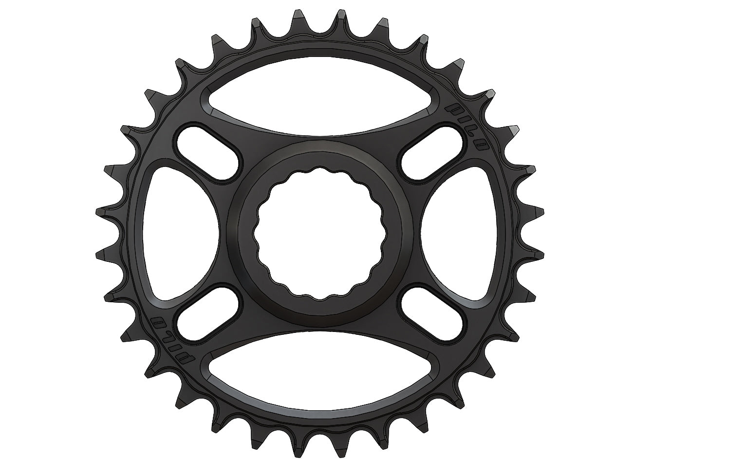 32T Narrow wide Chainring for Race Face Hyperglide+ Compatible