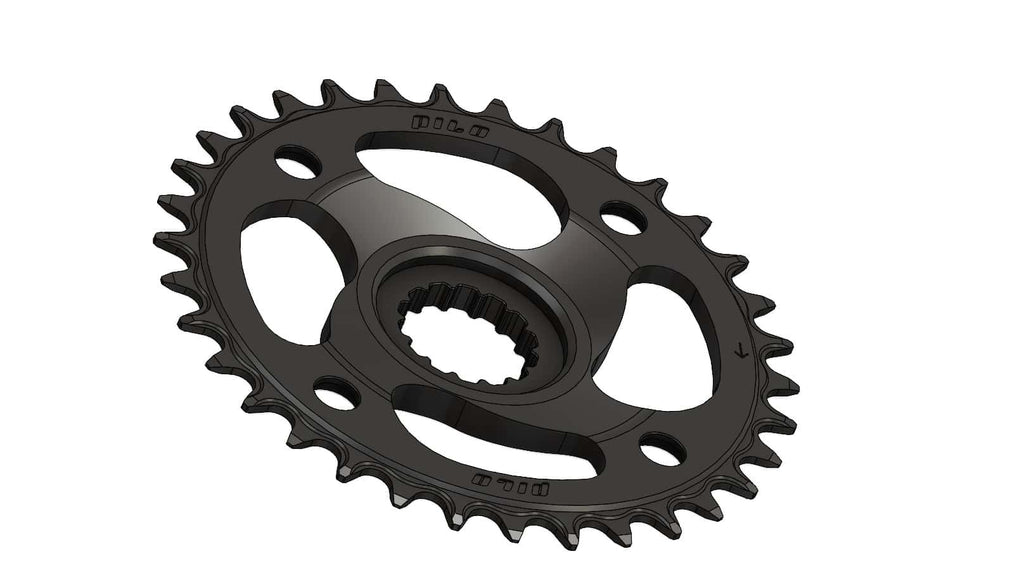 34T Narrow wide Chainring for Bosch CX ebike Hyperglide+ Compatible