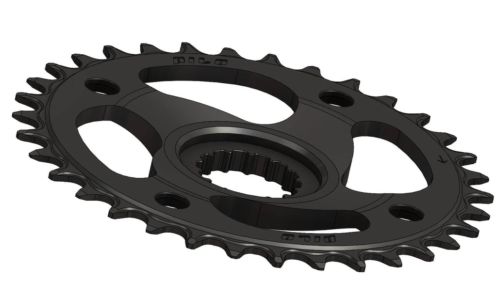 34T Narrow wide Chainring for Bosch CX ebike Hyperglide+ Compatible