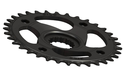 34T Narrow wide Chainring for Bosch CX ebike Hyperglide+ Compatible