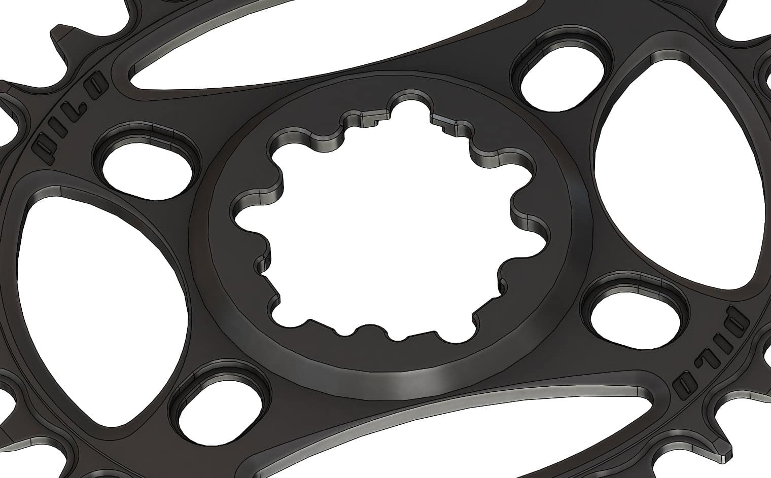 30T Narrow wide Elliptic Chainring for Sram direct dub Hyperglide+ Compatible