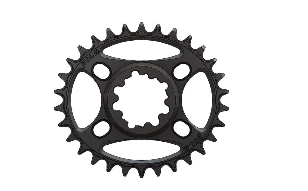 30T Narrow wide Elliptic Chainring for Sram direct dub Hyperglide+ Compatible