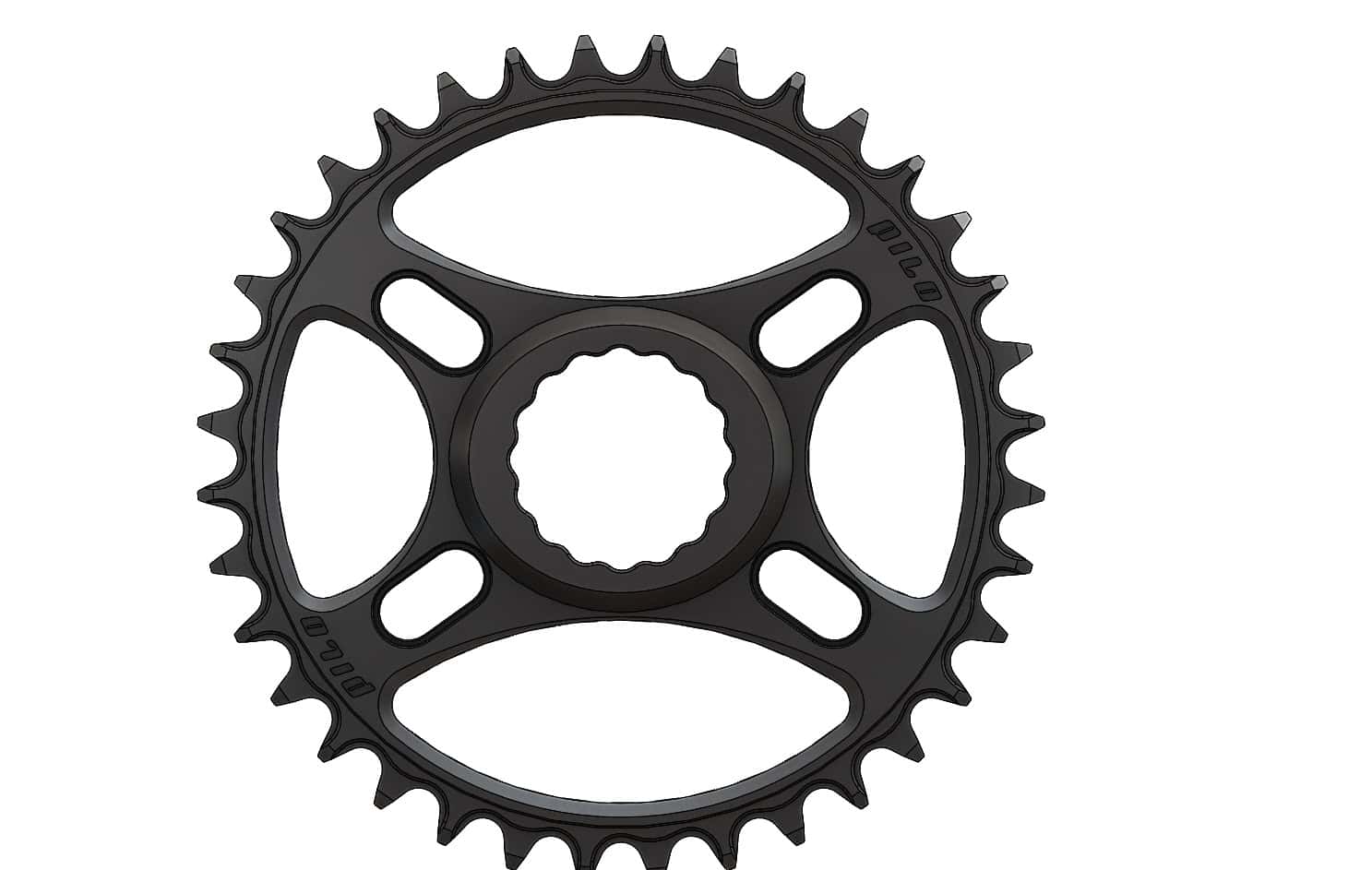 36T Narrow wide Chainring for Race Face direct Hyperglide+ Compatible