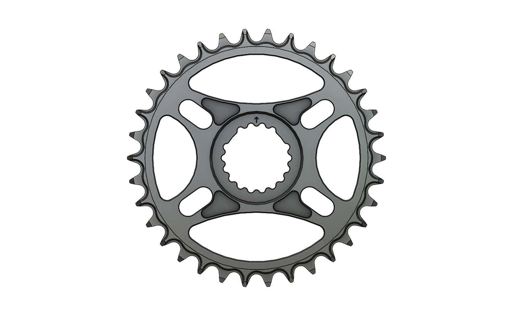 34T Narrow wide Chainring for direct Cannondale & FSA cranks
