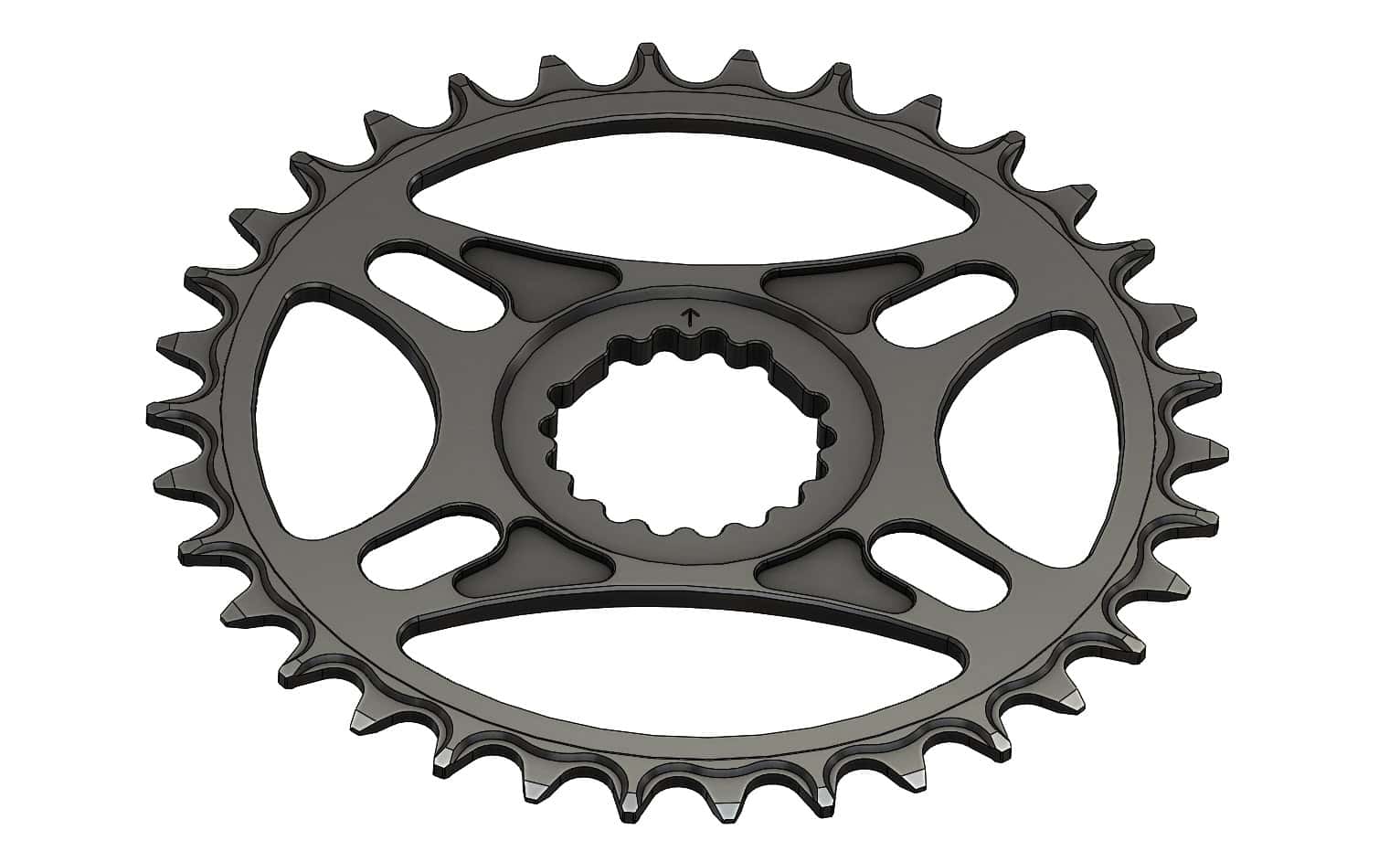 34T Narrow wide Chainring for direct Cannondale & FSA cranks