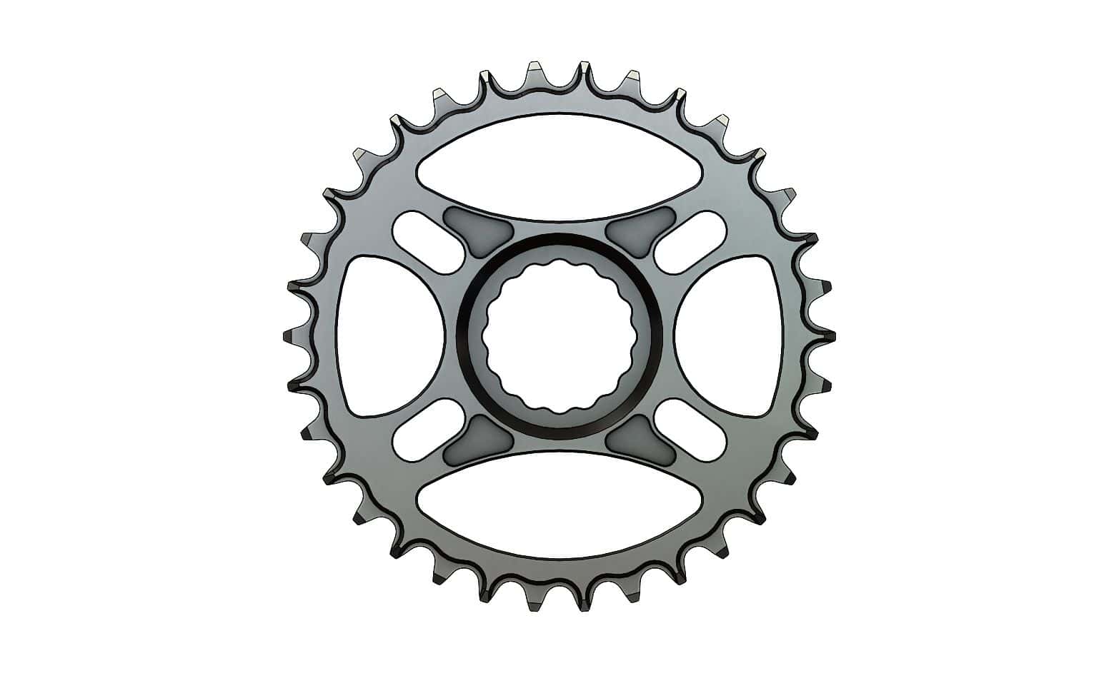 34T Narrow wide Chainring for Race Face direct Hyperglide+ Compatible