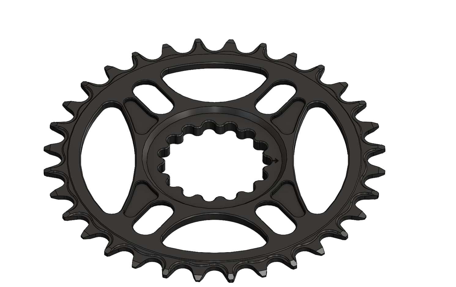 32T Narrow wide Chainring for e*thirteen direct