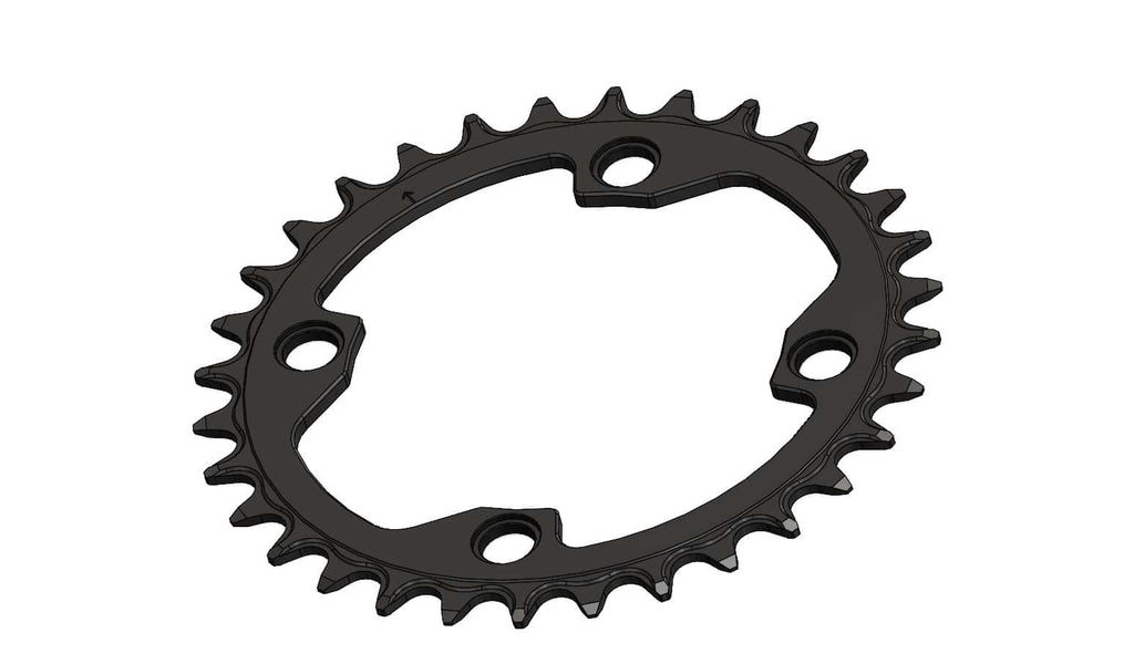 32T Narrow Wide Chainring for 96BCD Hyperglide+ Compatible