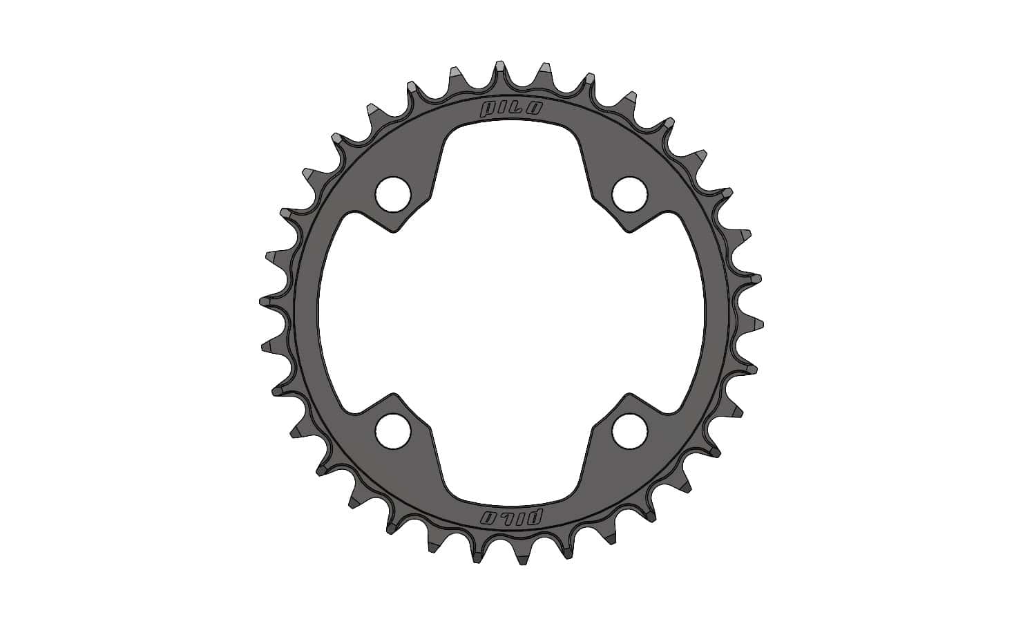 34T Narrow wide Chainring for 96BCD