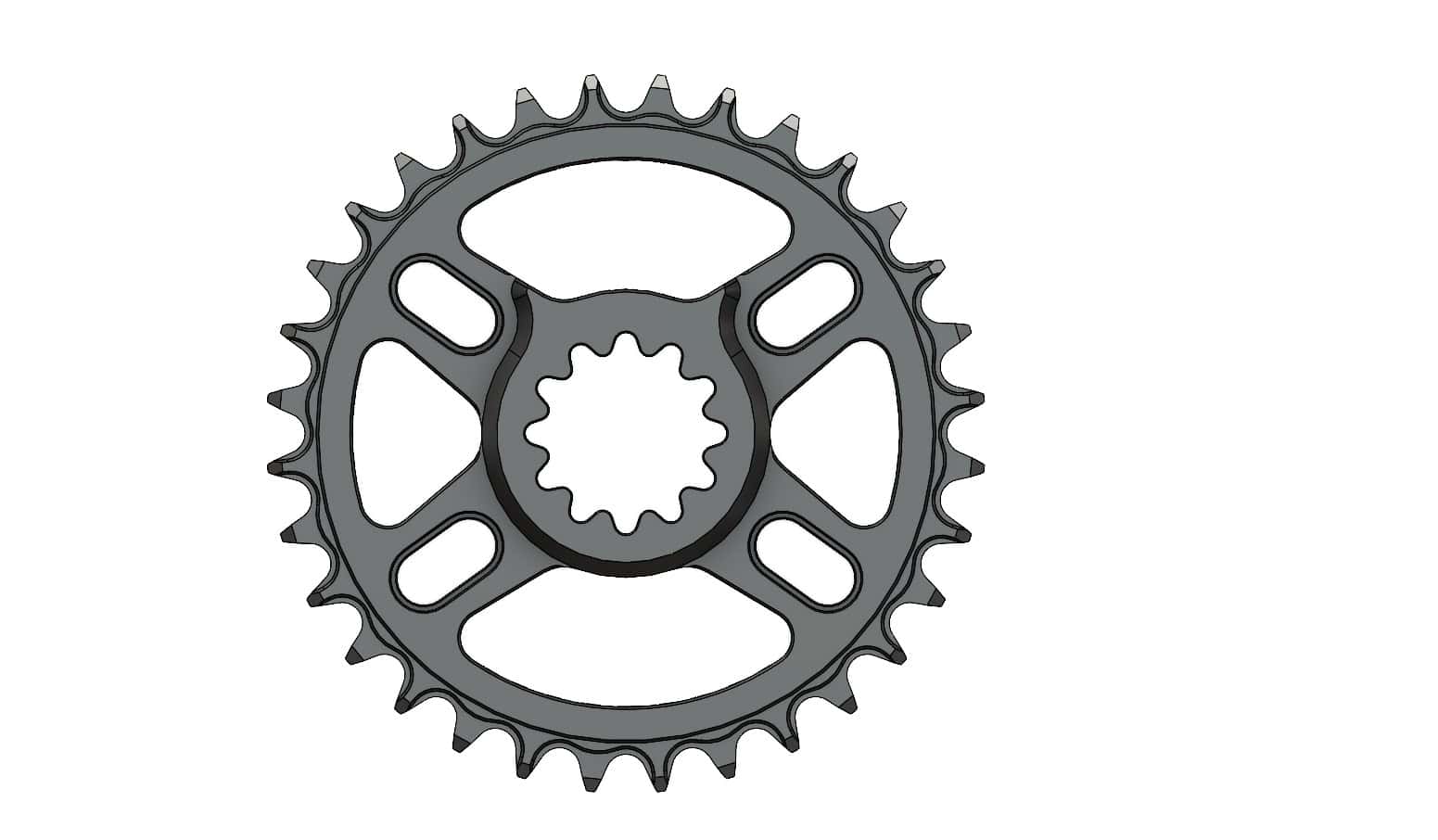 32T Narrow wide Chainring for Middleburn direct