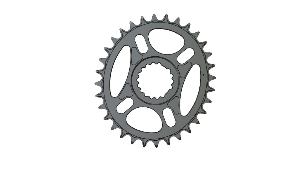 32T Narrow wide elliptic Chainring for Cannondale & FSA direct