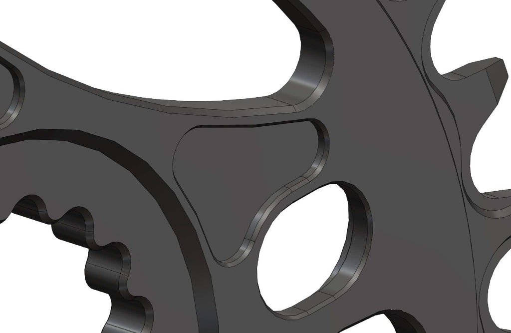 30T Narrow wide elliptic Chainring for Cannondale & FSA direct