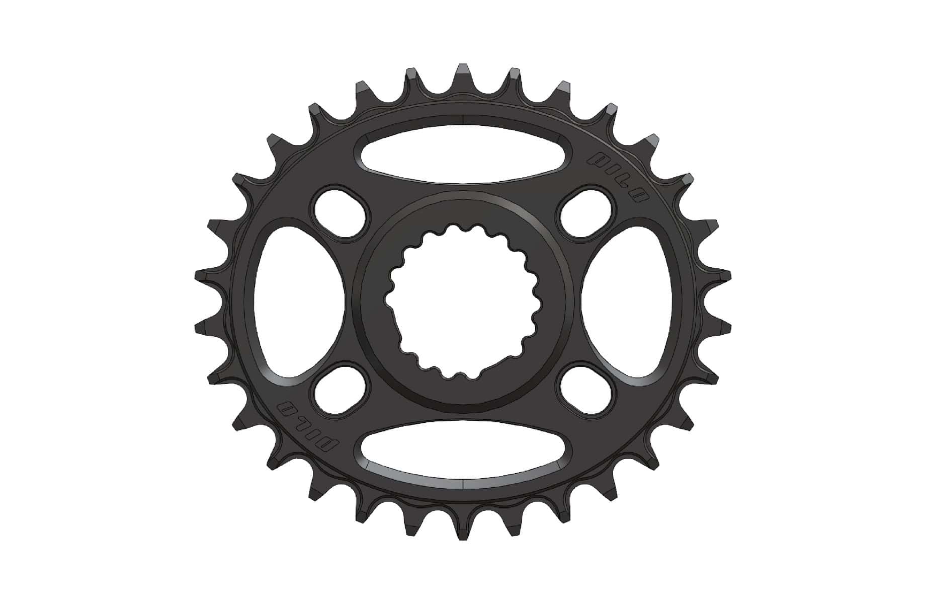30T Narrow wide elliptic Chainring for Cannondale & FSA direct