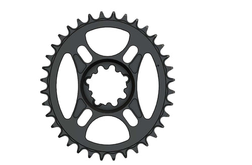 36T Narrow wide Elliptic Chainring for Sram Direct