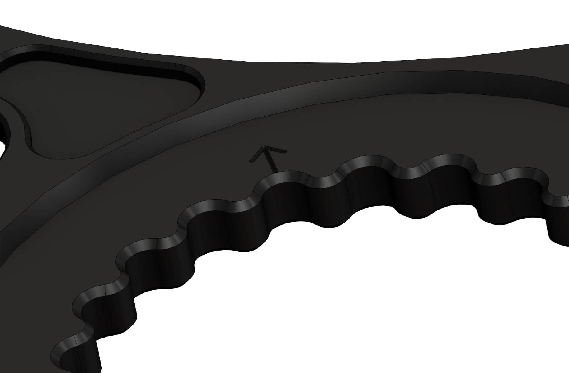 36T Narrow wide Elliptic Chainring Shimano direct