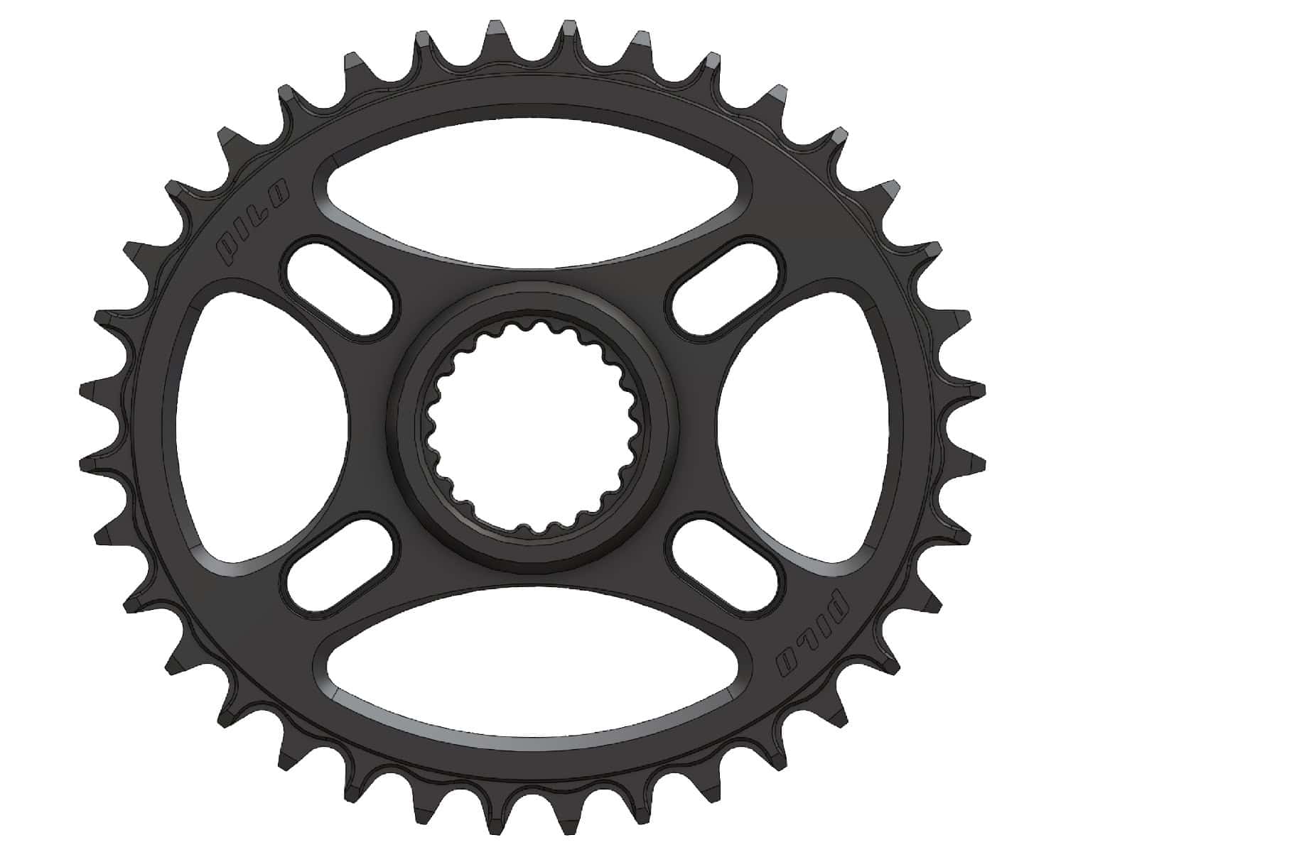 36T Narrow wide Elliptic Chainring Shimano direct