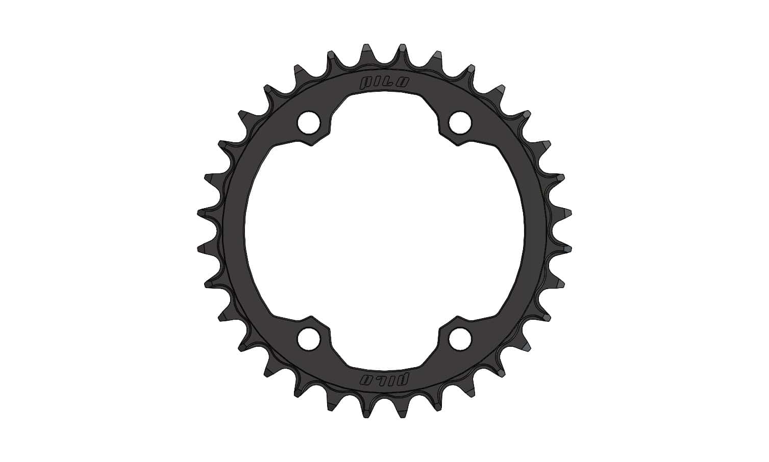 32T Narrow wide Chainring for 96BCD Asymmetric 12 Speed